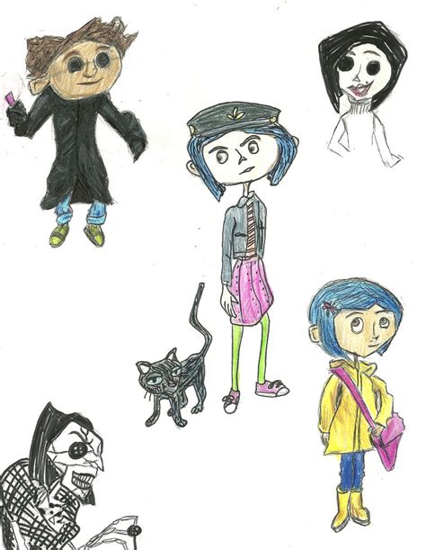 Coraline dolls by danielaurista on DeviantArt