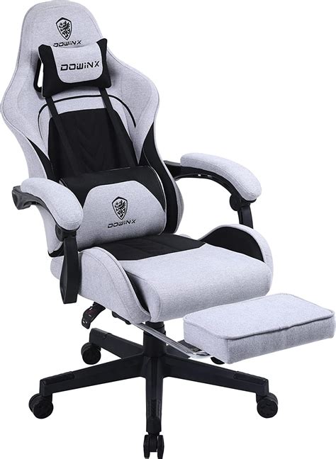 Dowinx Gaming Chair with Footrest 290LBS, Black and Grey – DOWINX ...