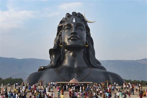 Adiyogi Shiva statue, Coimbatore, India photo on Sunsurfer | Shiva ...