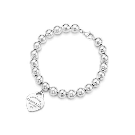 Return to Tiffany® Heart Tag Bracelet in Silver, 8 mm | Tiffany & Co. US