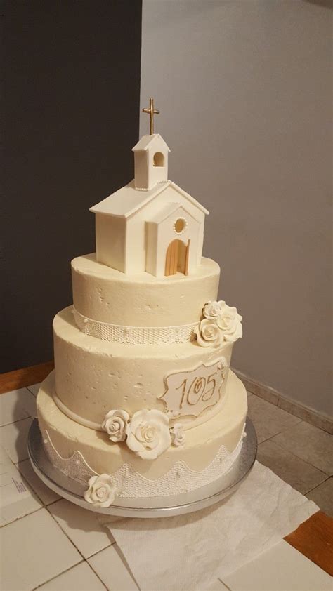 Church Anniversary Cake | Anniversary cake, Beautiful cakes, Cake