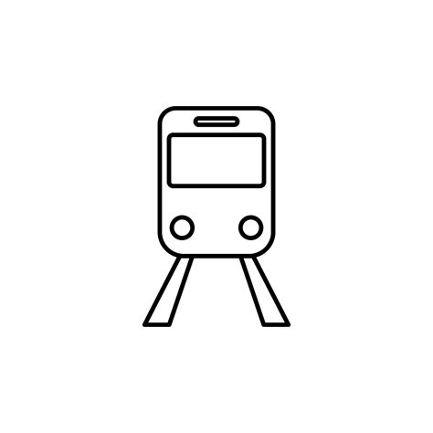 train station sign vector icon illustration 23013845 Vector Art at Vecteezy