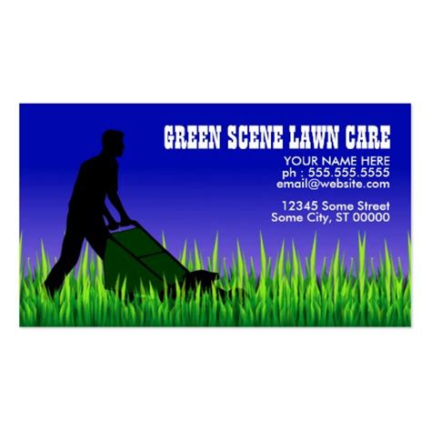 Lawn mower Business Card Templates - Page2 | BizCardStudio