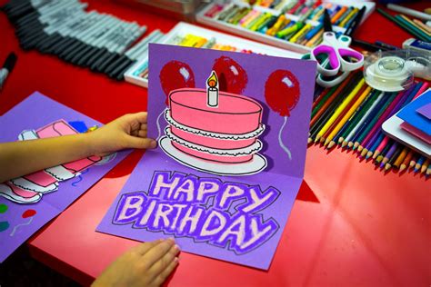 How To Make A Pop-Up Birthday Card - Art For Kids Hub