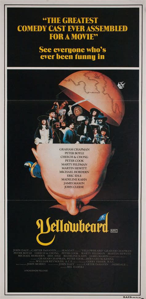 Yellowbeard Original 1983 Australian Daybill Movie Poster - Posteritati ...