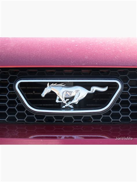 "Ford Mustang Logo" Sticker by JonVisMe | Redbubble