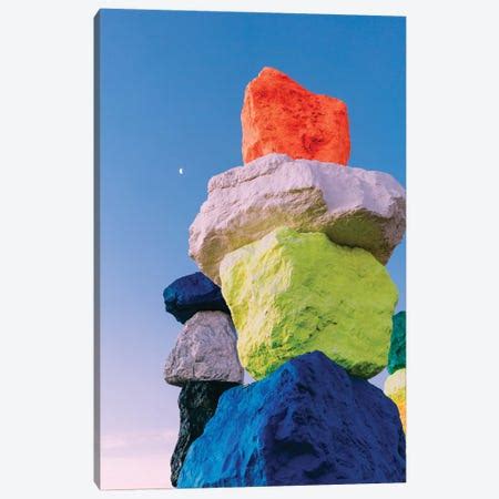 Seven Magic Mountains Sunrise II Art Print by Bethany Young | iCanvas