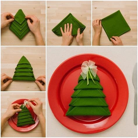 Christmas Tree Napkin Table Setting Pictures, Photos, and Images for ...