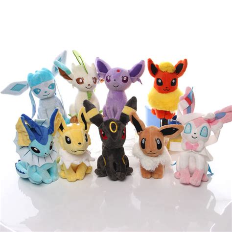 Set Of New Pokemon Evolution Of Eevee Plush Doll Toy | Hot Sex Picture