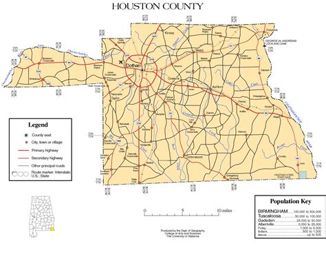 Maps of Houston County