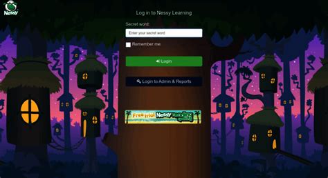 Access learn.nessy.com. Log in to play and learn