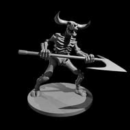 Minotaur Skeleton - 3D Printed Resin DnD Pathfi... - Folksy