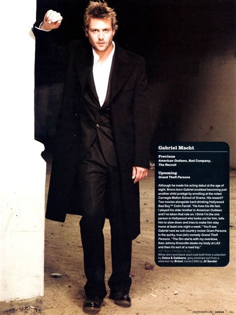 Gabriel Macht Arena Magazine Image | Gabriel macht, Gabriel, Suits harvey