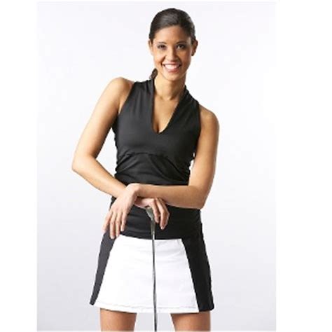 Smashing Colleen Colorblock Golf Skort Black/White | Golf4Her | Golf ...