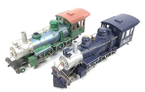 Lot - (2pc) G Scale Bachmann Big Haulers Steam Locos