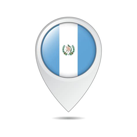 map location tag of Guatemala flag 16872688 Vector Art at Vecteezy