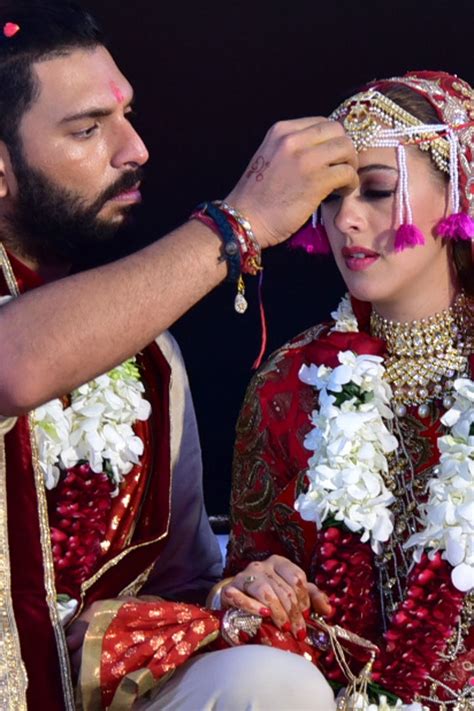 All the pictures from Yuvraj Singh and Hazel Keech's wedding in Goa | Vogue India