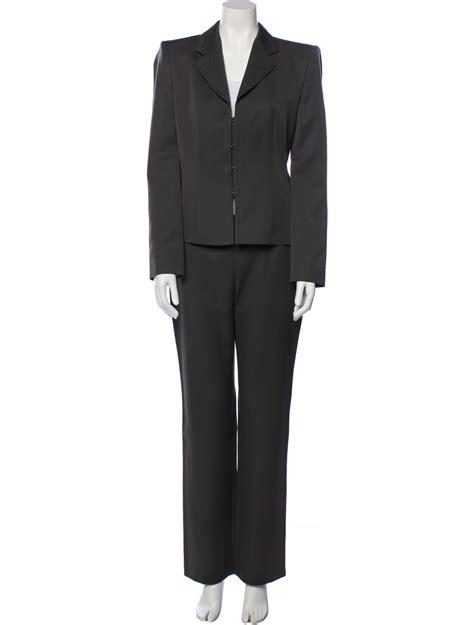 Emporio Armani Pantsuit - Grey, 9.5" Rise Suits and Sets, Clothing ...