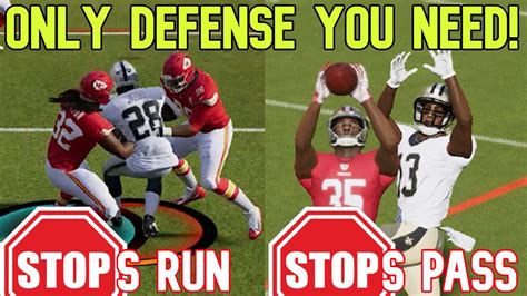 ⚠️Best Defense Madden NFL 23⚠️ Best Blitz & Base Defense 🛑STOPS RUN ...