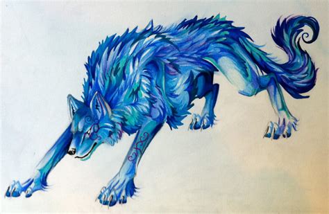 Blue Wolf by Lucky978 on DeviantArt