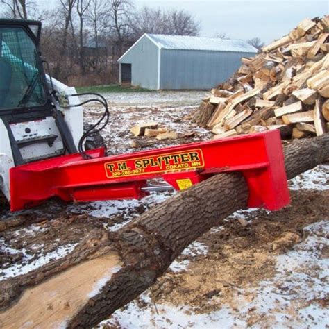 Skid Steer Log Splitter | Everything You Need To Know - Skid Steers Direct