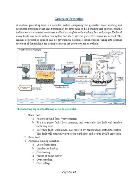 Generator Protection PDF | PDF | Transformer | Electric Generator