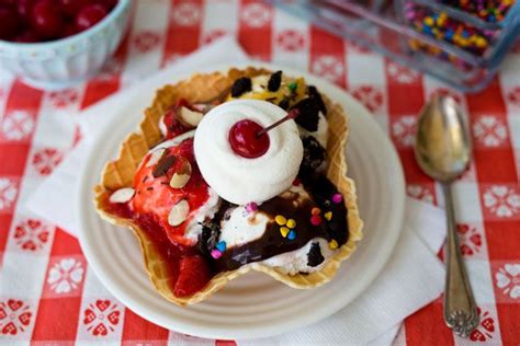 Ice Cream Waffle Bowl Recipe - Barbara Bakes | Waffle bowl, Waffle bowl ...