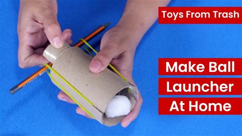 Toys From Trash - How To Make Cotton Ball Launcher | STEM Activity (EASY) - YouTube