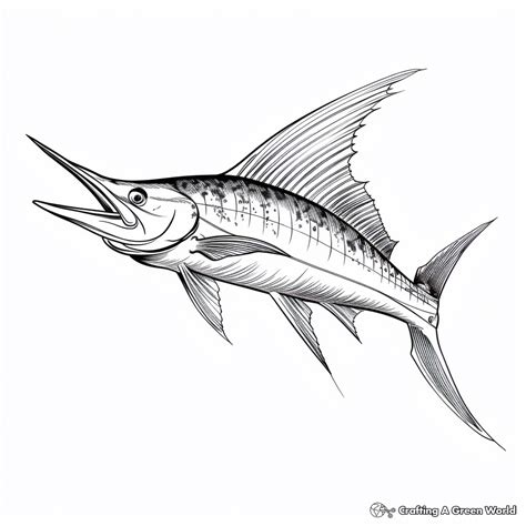 Marlin Coloring Pages - Free & Printable!