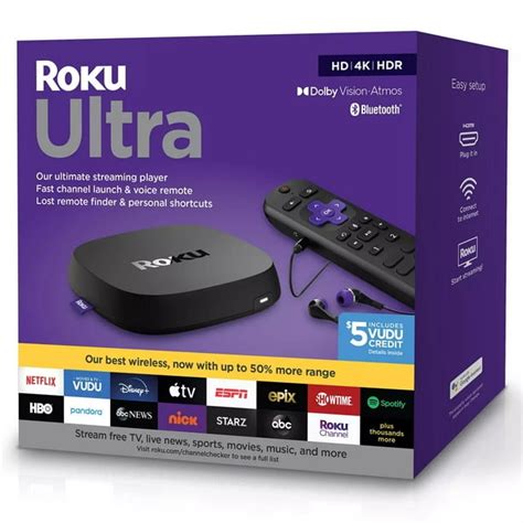 Roku Ultra 2020 Streaming Media Player HD/4K/HDR/Dolby Vision - Walmart.com - Walmart.com