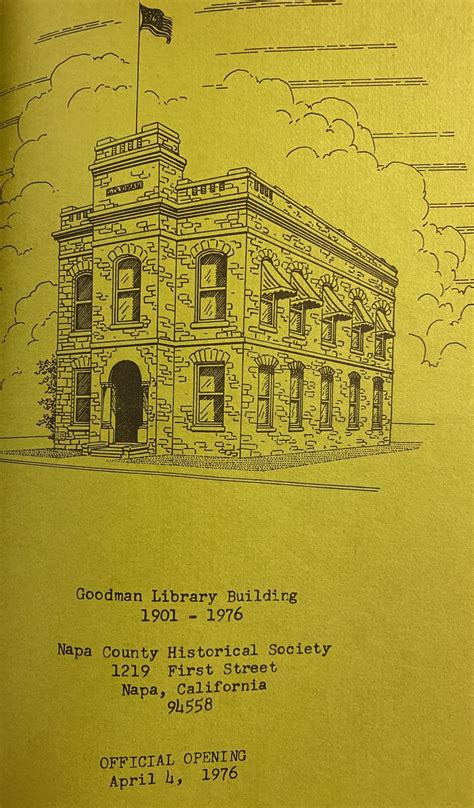 The Founding of the Napa County Historical Society – Napa County ...