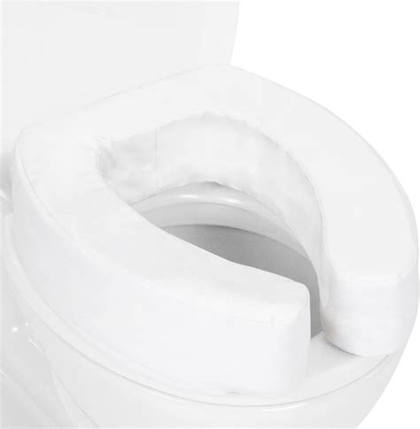 Vive Toilet Seat Riser Cushion - Raised Donut, for Elongated & Standard ...