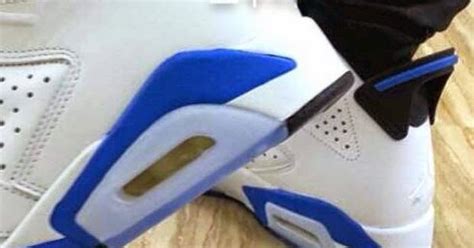 THE SNEAKER ADDICT: 2014 Air Jordan 6 Sport Blue Sneaker (On Foot Look)