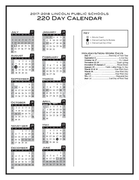 Lincoln Public Schools Calendars – Lincoln, NE