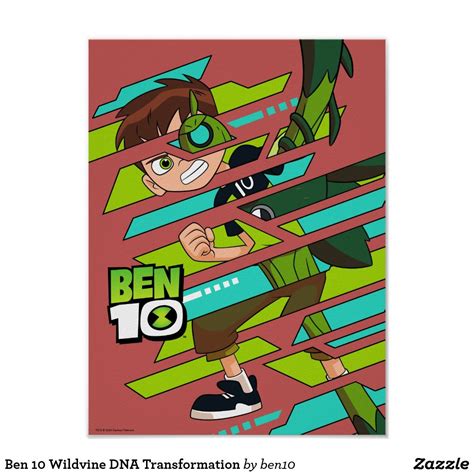 Ben 10 Wildvine DNA Transformation Poster | Zazzle