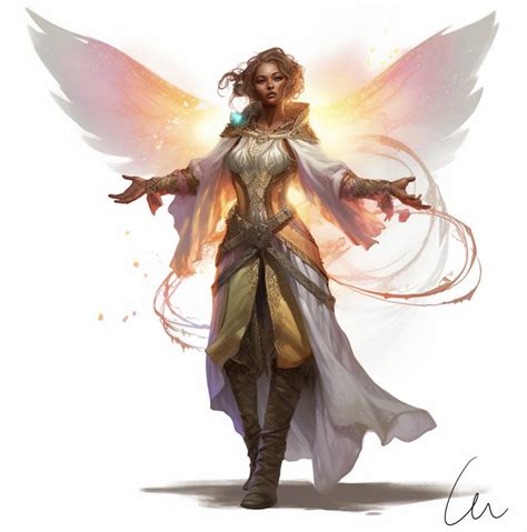 Dnd Fairy Cleric by DraconicRosalia on DeviantArt