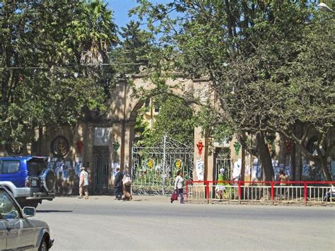 Gates to the grounds of the main campus of Addis Ababa University