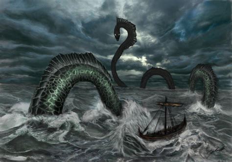 Jormungandr: Jormungandr also called trench dragons, are large sea monsters that typically live ...