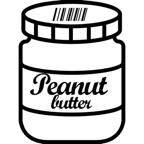 Peanut butter jar icon