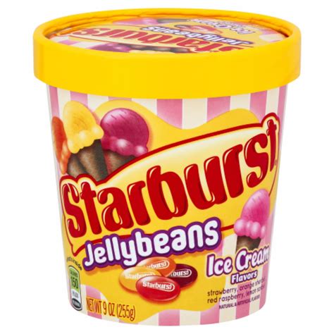 Starburst Jelly Beans Ice Cream Flavors Tub, 9 oz - Kroger