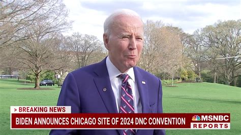 President Biden announces Chicago as the site of the 2024 Democratic ...