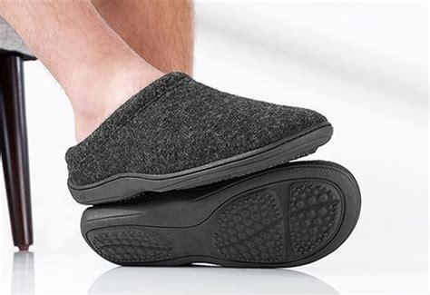 The Most Comfortable Men’s Arch Supporting Indoor/Outdoor Slippers provide all day comfort and ...