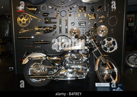 Harley-Davidson Sportster & Accessories on display at the companies new ...