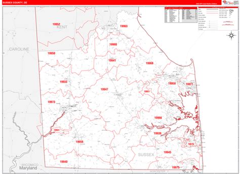 Map Of Sussex County De - Maping Resources