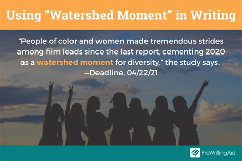 Watershed Moment: Definition, Meaning, Examples