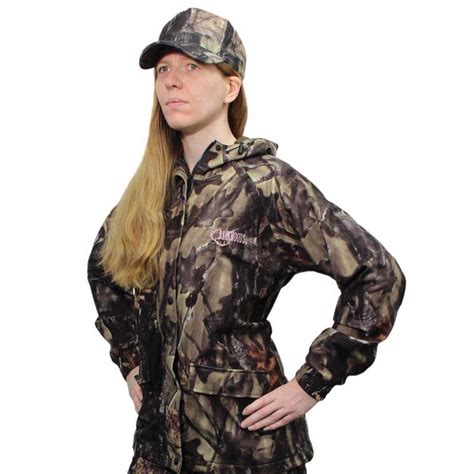 Hunting women's camo jacket waterproof lightweight - CG Emery