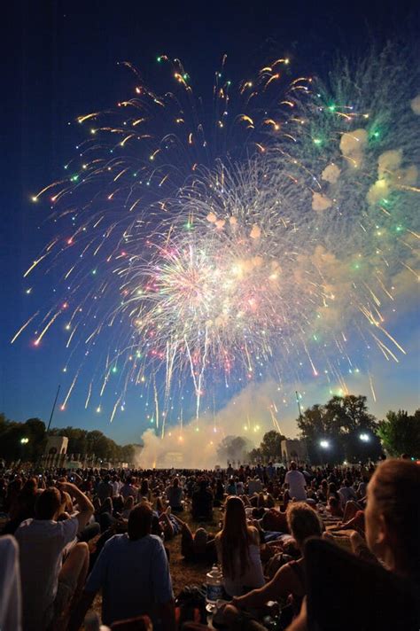 Independence Day Fireworks editorial stock photo. Image of parade ...