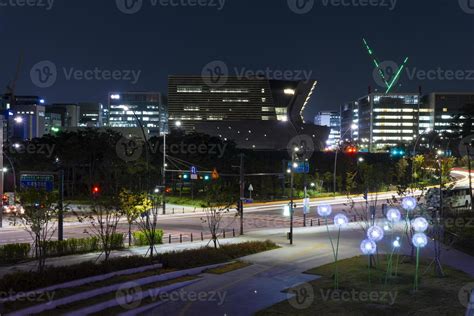 Seoul night view and shining lights 9666995 Stock Photo at Vecteezy