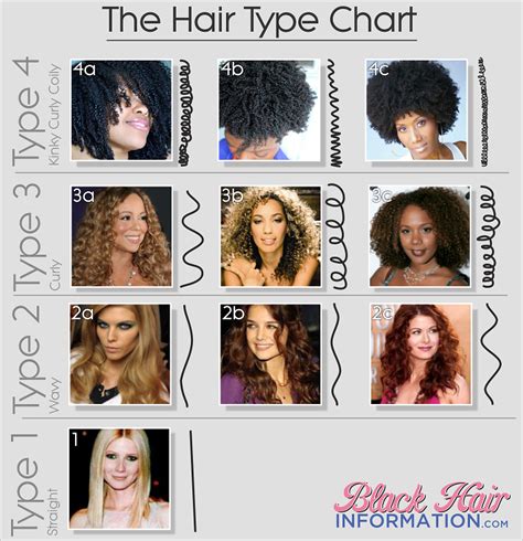 The Hair Type Chart – Discover Your Hair Type | Natural hair types ...