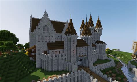 How To Build A Castle Minecraft Tutorial | Medieval Castle Part 6 – BlueNerd